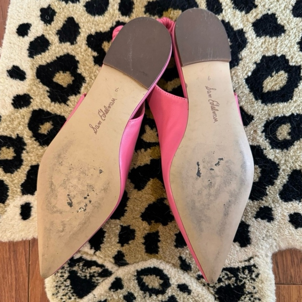 Sam Edelman leather sling-back flats, size 7 - Picture 2 of 3